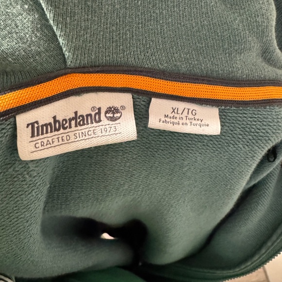 Timberland Forest Green Fleece Jacket - Picture 3 of 3